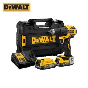 디월트 20V MAX 충전 드릴 드라이버 세트(1.7Ah 2팩) DCD708E2T-KR