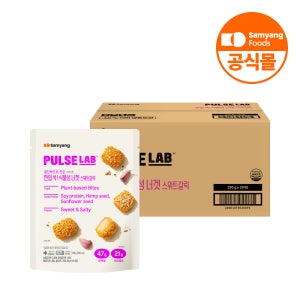 심으뜸 PICK 단백질간식 삼양식품 펄스랩 콩단백 너겟 (스위트갈릭) 290g, 20개