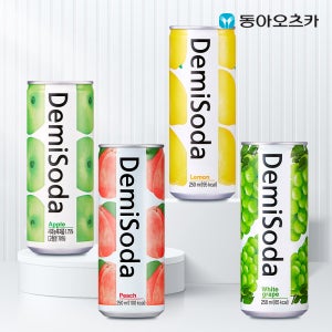 데미소다 250ml 캔 30입 2박스 총 60입 (애플,레몬,피치,청포도)