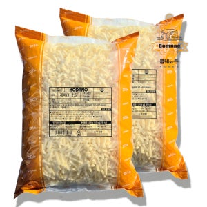 코다노 모짜렐라치즈 레이 업소용 슈레드 피자치즈 2.5kg, 2개