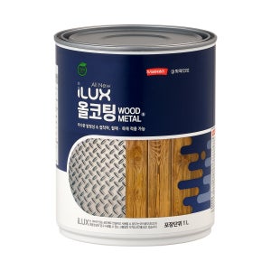 [포토리뷰3천점]삼화페인트 현관문 몰딩 철재 목재 내부 외부 아이럭스올코팅 1L 백색