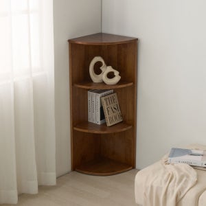 라이커스 원목 북유럽 코너 수납장 틈새 모서리 선반 코너장