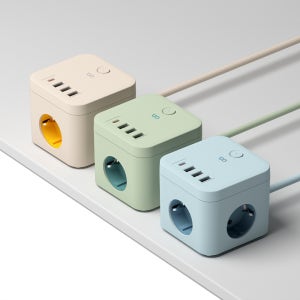 오아 큐브 멀티탭 PD35 대용량 4000W 콘센트 USB C타입 고용량 멀티 3구 어댑터