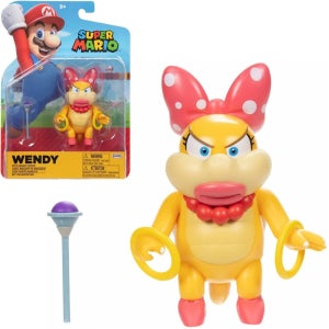 슈퍼마리오 월드 오브 닌텐도 4인치 스케일 웬디 쿠파 완드 피규어