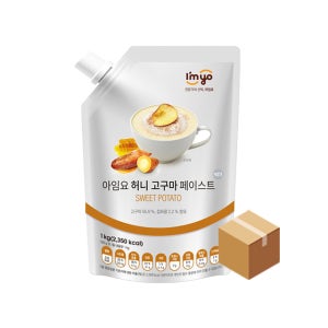 아임요 허니 고구마 페이스트 1Kg, 12개 (BOX)