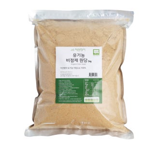 자연정미 유기농 비정제 원당 설탕 5kg / 10kg 매실청 과일청