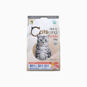캐츠랑 길냥이 길고양이 고양이 국민사료 오리지널 비타플러스, 5kg, 2개