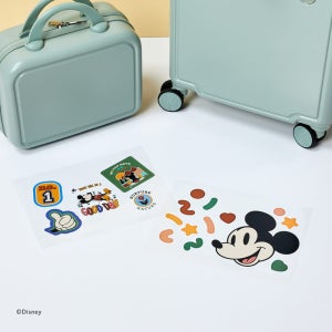 [디즈니] 미키 캐리어스티커 그린 2P SET