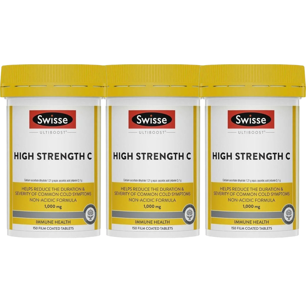 [호주] Swisse <b>스위스 비타민 C</b> 1000mg 150정 x 3개