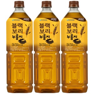 하이트진로 블랙보리누룽지1.5L 12펫트 보리음료 구수한맛