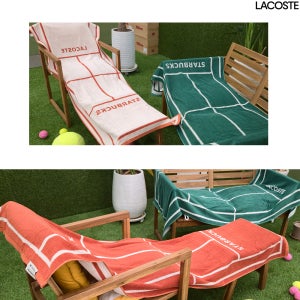 라코스테 스타벅스 트렌 대형타올 180x70cm 2025 스포츠 대형 타월
