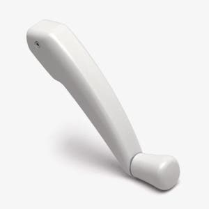 빙글빙글 돌려서 여는 미국창문손잡이 - 접히는 기본형 백색 HD205