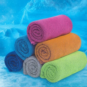 [100원딜] 스포츠 냉감 아이스쿨타올 넥쿨러 헬스 운동 등산 땀수건 여름필수템 개별포장