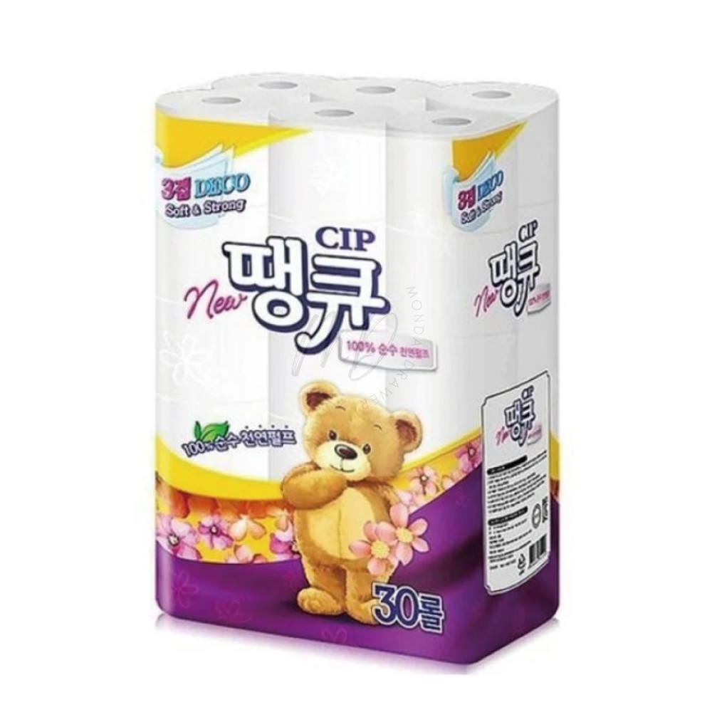 먼드 뉴 땡큐 순수 펄프 3겹30롤 화장지 화장지24롤 롤휴지