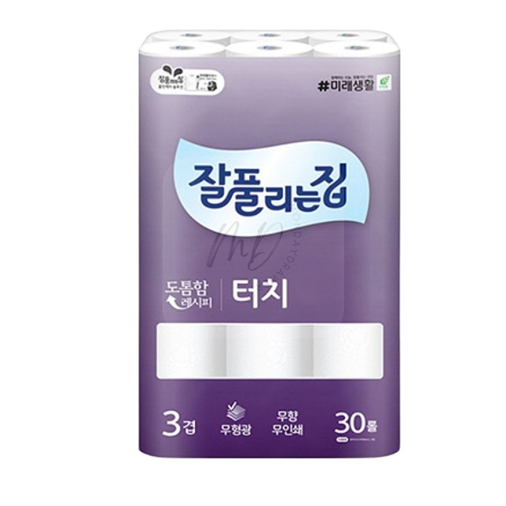 먼드 잘풀리는집 3겹 30롤 화장지30롤 롤휴지 화장지