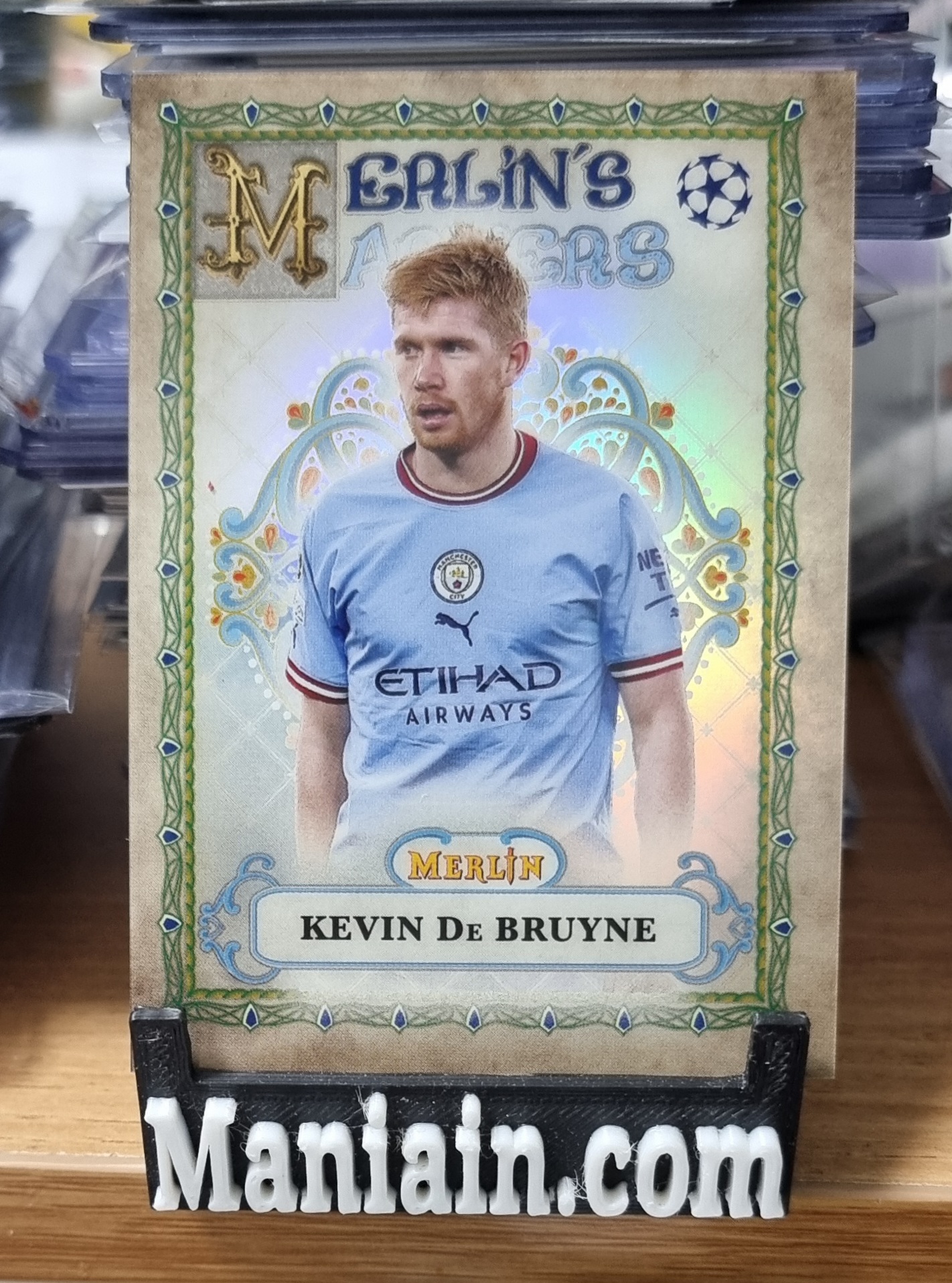 케빈 더 브라위너 2022-23 Topps Merlin Chrome UEFA Kevin De Bruyne Merlin’s Masters MM-8 축구카드