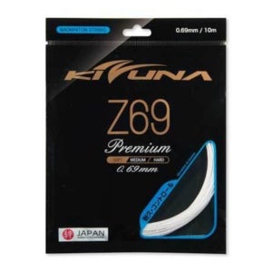키즈나(KIZUNA) 배드민턴 스트링 초내구 Z69 프리미엄 WHT - 컬러 화이트