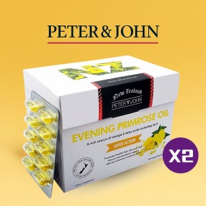 (2박스) 뉴질랜드 피터앤존 달맞이꽃종자유 1000mg 200 소프트젤 캡슐