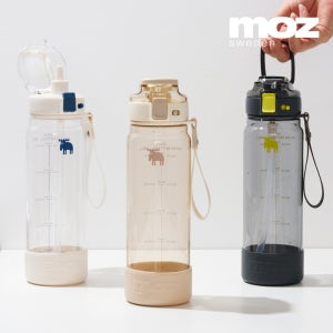 MOZ 스웨덴 원터치 더블락 휴대용 스포츠 트라이탄 보틀 물병 900ml