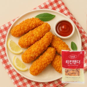 [사세 치킨 텐더 1kg 10개] 내장간 고기터미널 야식 간식