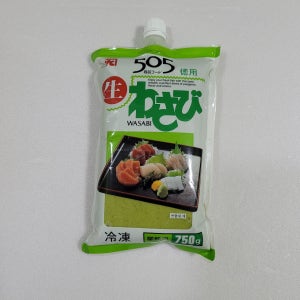 카네쿠 505 생와사비 일본 냉동 나마와사비튜브 고추냉이 750g, 1개