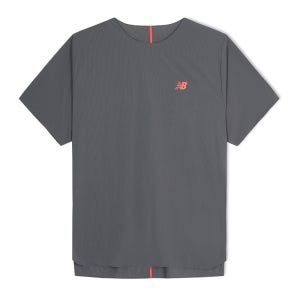 [HOT] 뉴발란스 RC 울트라 에어 반팔티셔츠 NBNEF3680117 다크그레이 러닝 스포츠 마라톤 달리기
