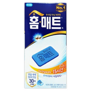 홈매트 훈증기 교체용 30매 모기 퇴치제 모기약