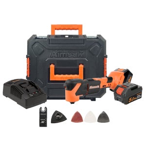 아임삭 충전 멀티커터 24V MAX 5.0Ah 만능 컷터 배터리2개 풀세트 BL22U805