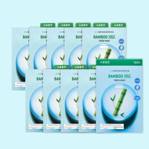 브링그린 프레시 마스크 대나무 히알루 20g 10매입