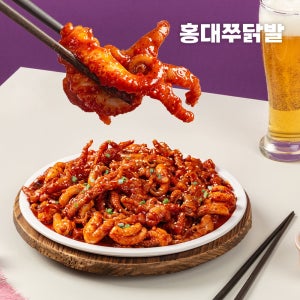 [SET] 홍대쭈닭발 180g 3팩 6팩 불향가득 닭발과 쫄깃한 홍대쭈꾸미 전자레인지조리