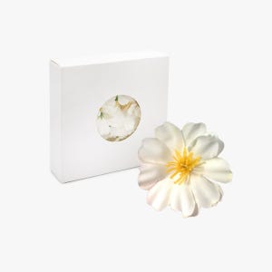 인조 꽃술 흰 꽃 / 50ea