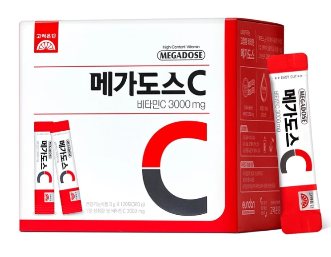 고려은단메가도스C 3,000mg x 120포 피로회복비타민 코스트코