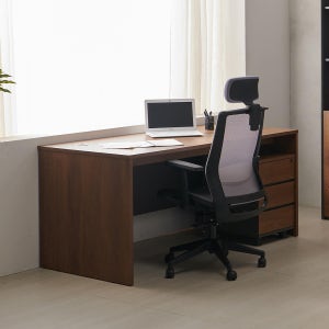 디노 재택근무 공부 책상 컴퓨터 테이블 넓은 서재 책상 1600, 월넛