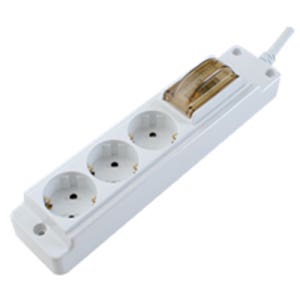 현대일렉트릭 멀티코드 멀티탭 고용량 3구 3M HGB-33