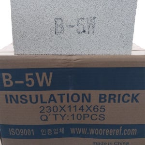 우리내화 단열벽돌 B-5W STD 1300도 10장 1박스