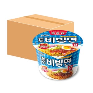 팔도비빔면 큰컵 컵라면 1박스 115g x 16개입