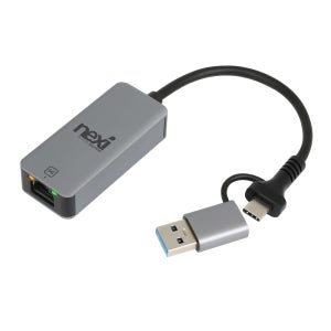 넥시 USB3.1 C타입 A타입 5G 유선랜카드 무전원 포터블 넷북 노트북 양방향