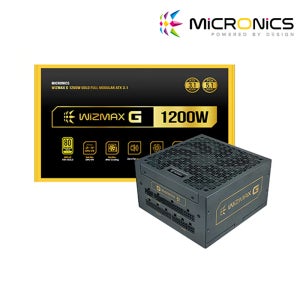 마이크로닉스 WIZMAX G-1200W 80PLUS골드 ATX 3.1 컴퓨터 파워 서플라이