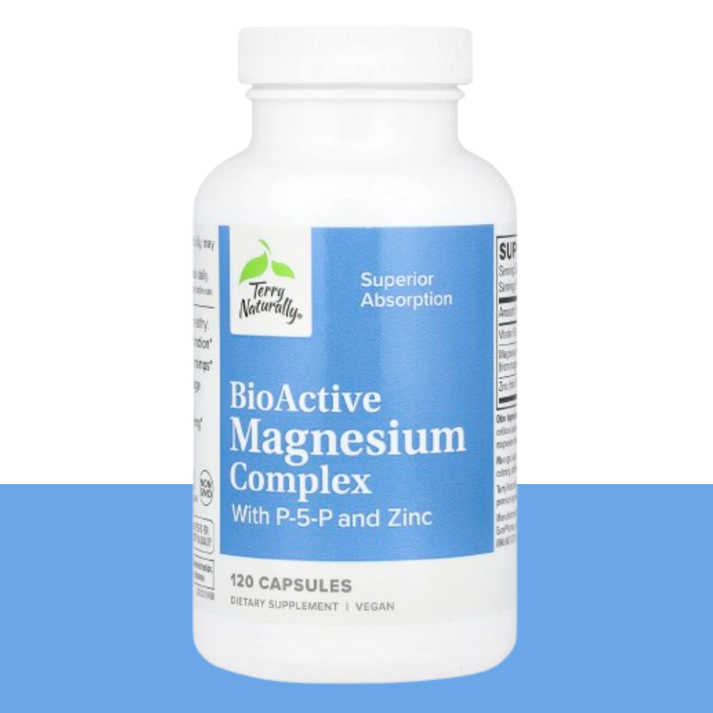 <b>테리내추럴리</b> 킬레이트 마그네슘 비스글리시네이트 아연 Magnesium 캡슐 120정