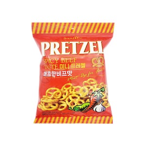 삼진 미니 프레첼 매콤한비프맛 과자 70g