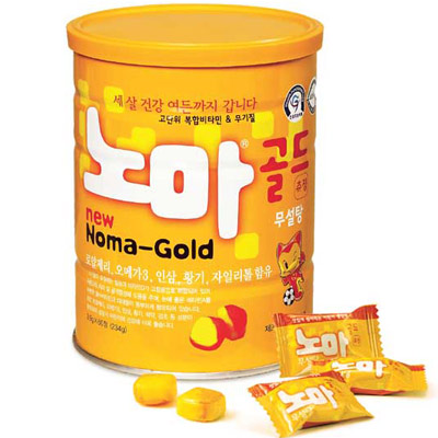 노마<b>골드</b> 츄정 60정 어린이 종합<b>비타민 미네랄</b> 성장기 영양제 에프 텐텐