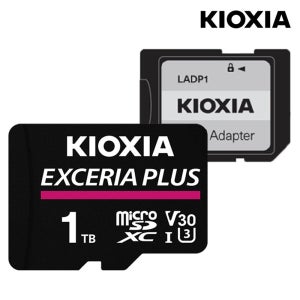 키오시아 PLUS 마이크로 SD카드 1TB 핸드폰 블랙박스 닌텐도 홈캠 카메라 메모리카드 1테라