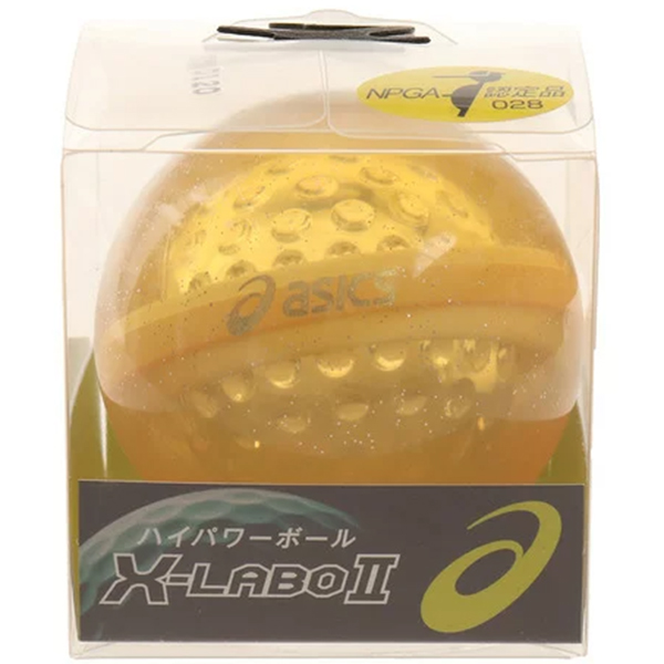 아식스 파크골프공 엑스라보 X-LABO 2 하이파워 3피스 볼