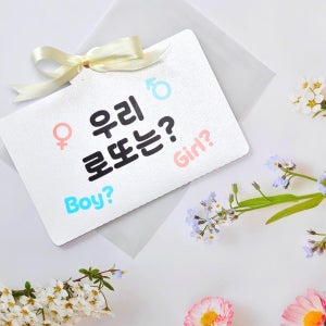 젠더리빌 토퍼 임밍아웃 아기 성별공개 베이비샤워