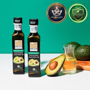 [미국 유기농인증 코셔인증] 아보카도오일 엑스트라버진 자연냉압착 아보카도유 네이티브하베스트 250ml, 2개