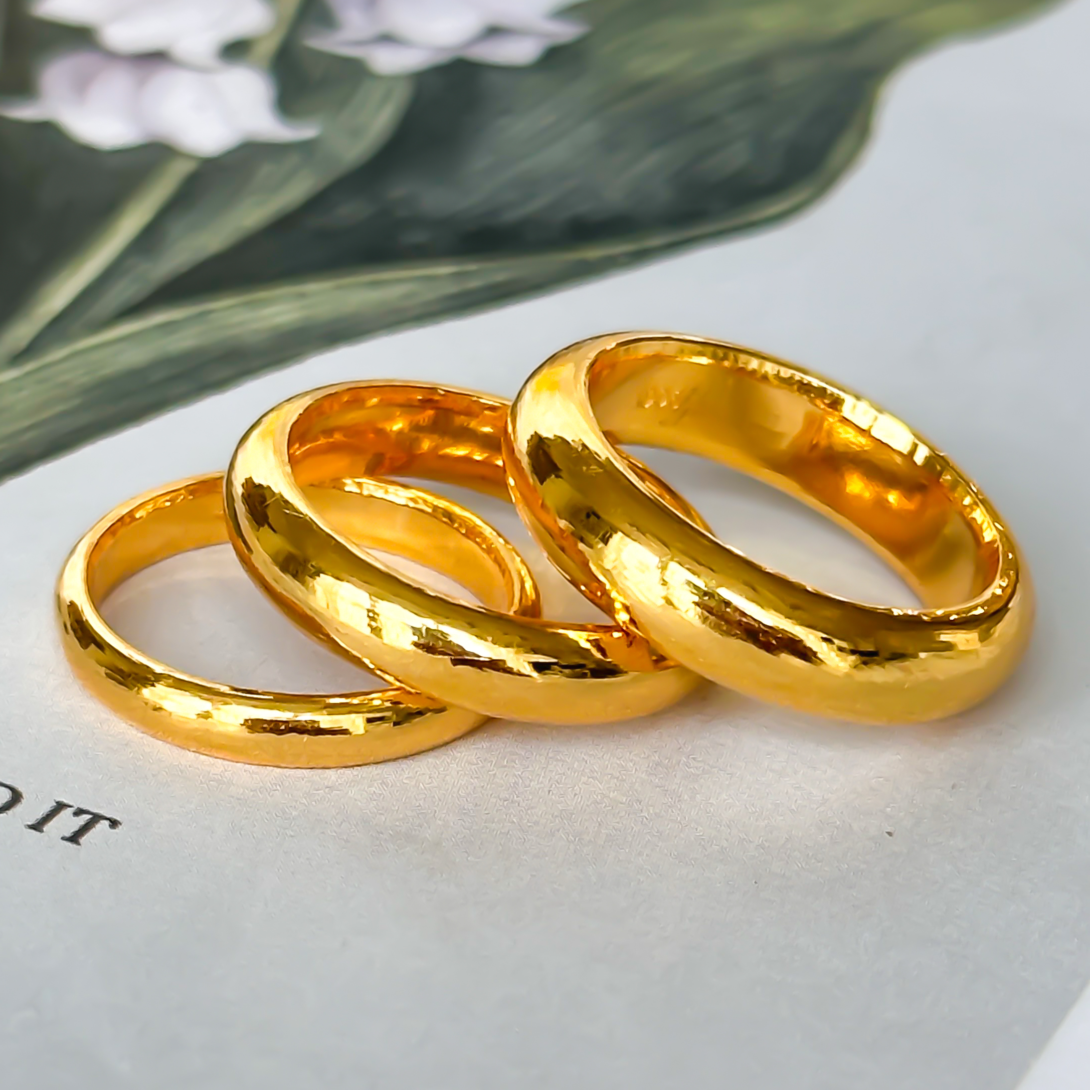 24K 순금 엥게이지 1.875g (반돈) 3.75g (1돈) 7.5g (2돈) 금 반지