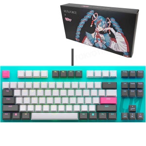 토프레 리얼포스 GX1 X1UDM1 하츠네미쿠 영문배열 유선 키보드