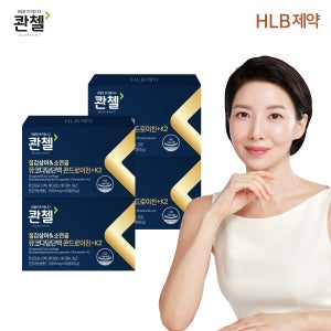 콴첼 철갑상어 소 유래 관절 연골 1200 뮤코다당단백 콘드로이친 플러스 K2 60정,4개