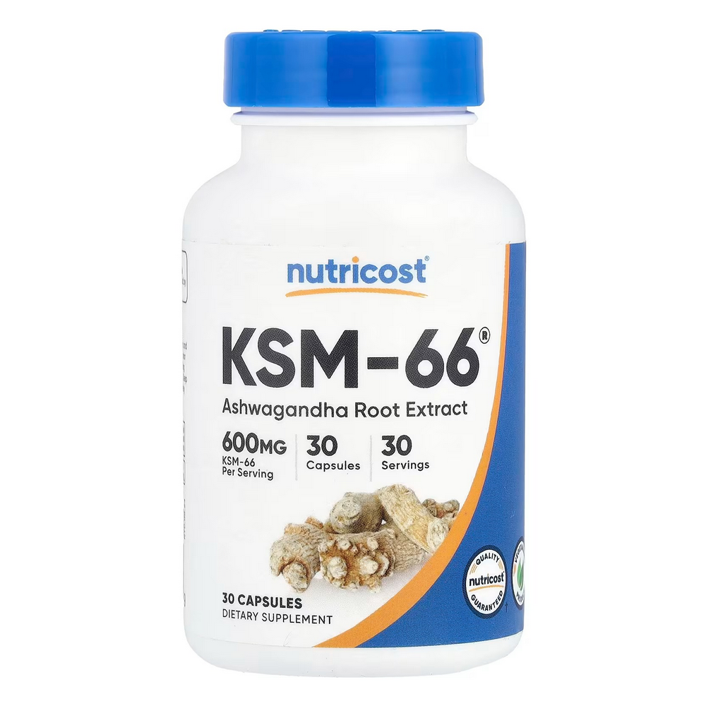 뉴트리코스트 KSM66 아쉬와간다 루트 추출 600mg 30캡슐