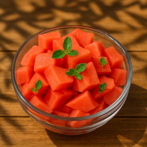 무료배송,안전배송 베트남산 고당도 수박 다이스 땡모반 100% 2kg